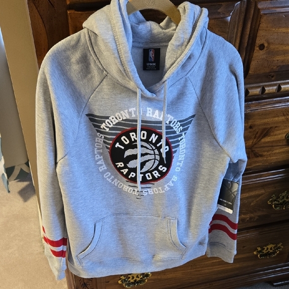 NBA Tops - NWT Toronto Raptors Hoodie With Kangaroo Pocket Size Medium